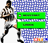 Anpfiff Der RTL Fussball Manager title screen for GameBoy Color